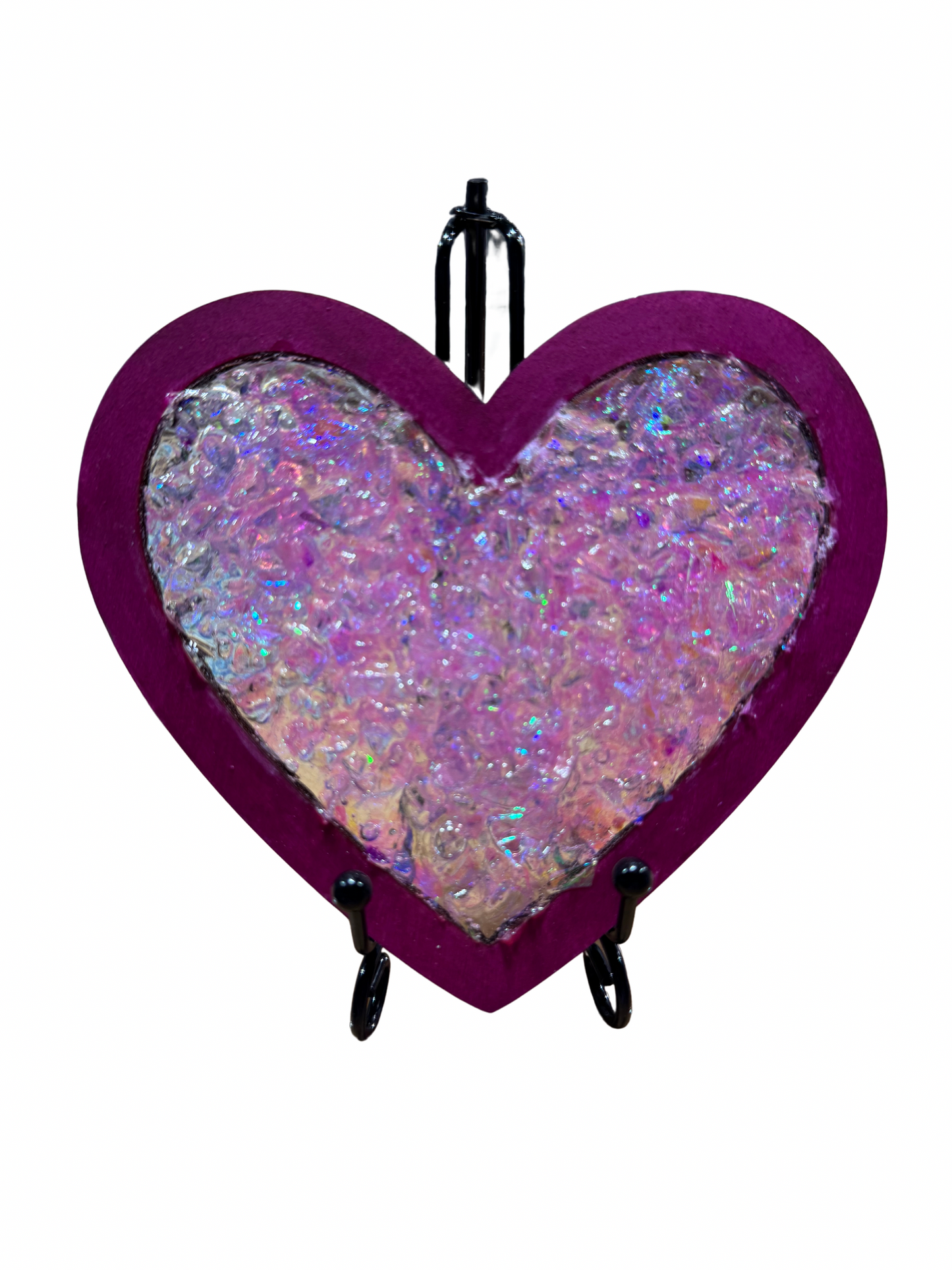 Floating Glass Heart